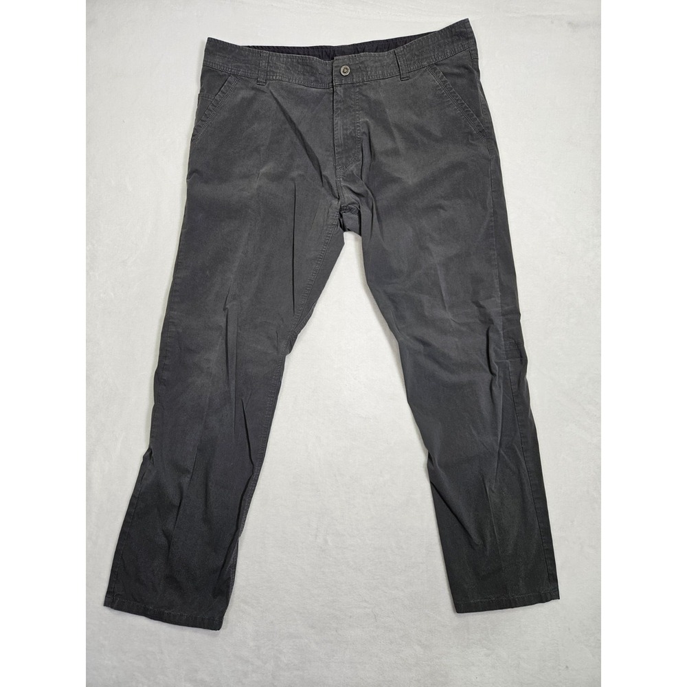 Kuhl Men's Slax Gray Legendary Lightweight Active Pants Size 40x32 Chino Style